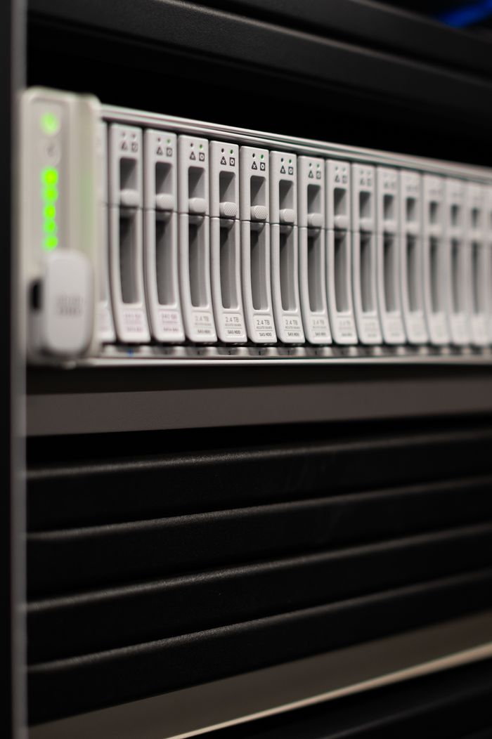 Home Element of modern equipment of server providing access to data in control center